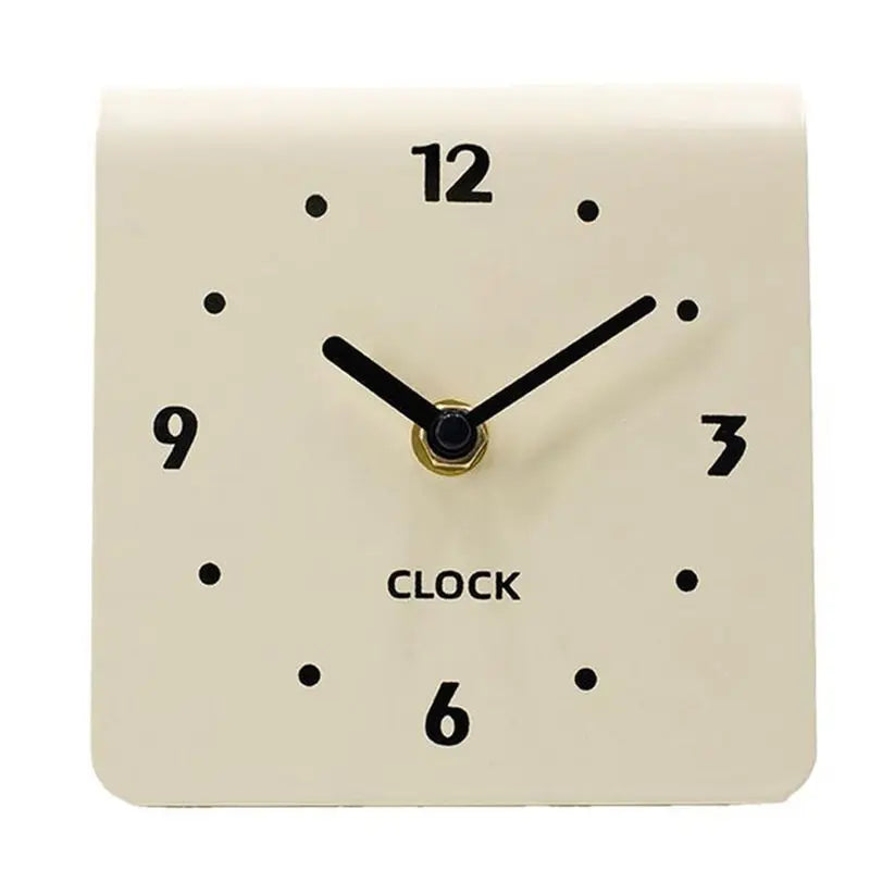 Retro Silent Desktop Alarm Clock – No-Tick Quartz Décor