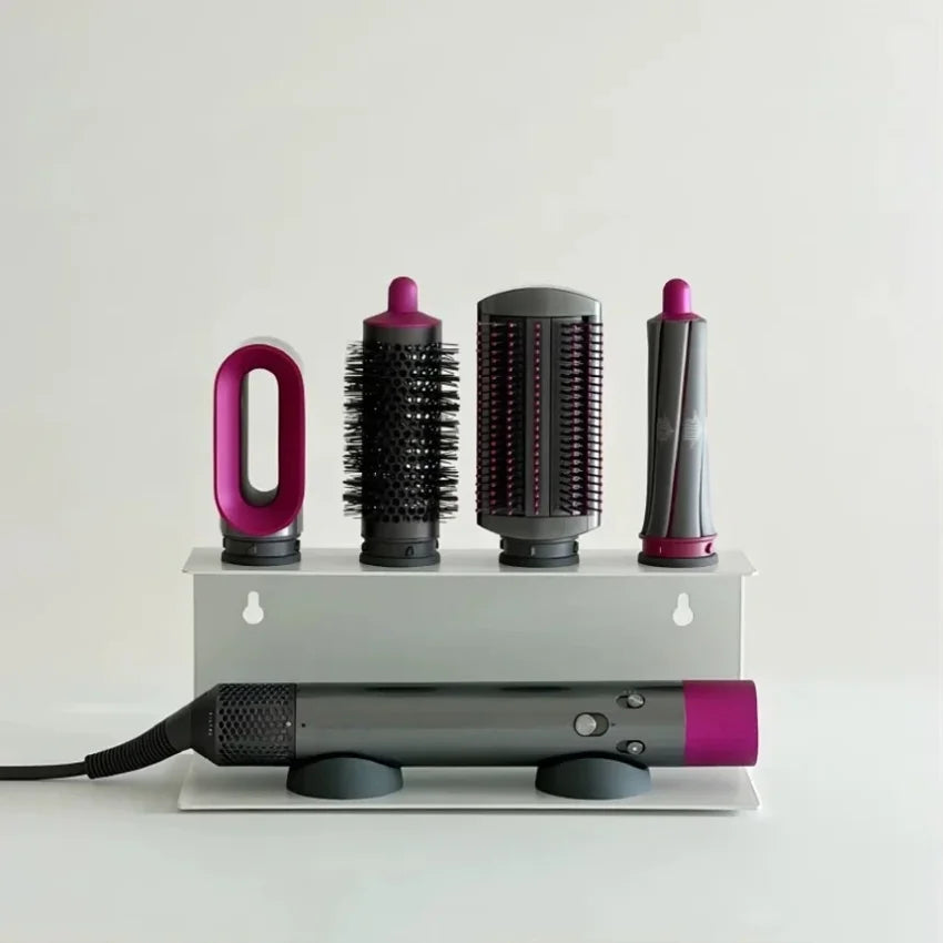 Hair Dryer & Styling Tools Wall Storage Rack – No Drill