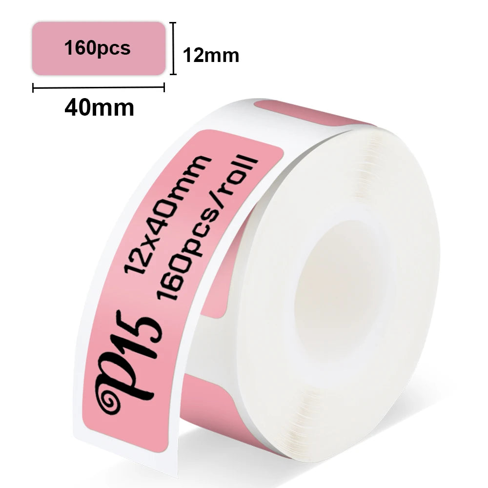 Labelwell P15 Thermal Label Paper – Waterproof Self-Adhesive Tape