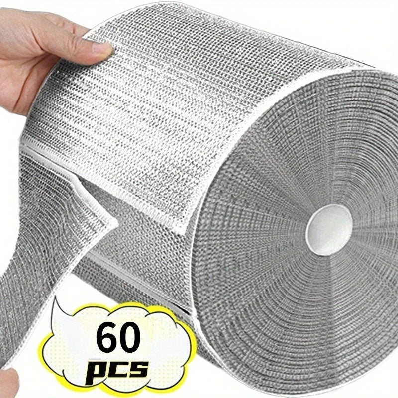 VIBE Stainless Steel Scrubbers 30/60 PCS – Non-Scratch Pads