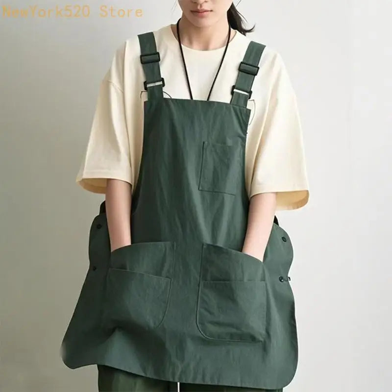 Waterproof Taslan Sleeveless Apron – Kitchen, Café & Salon