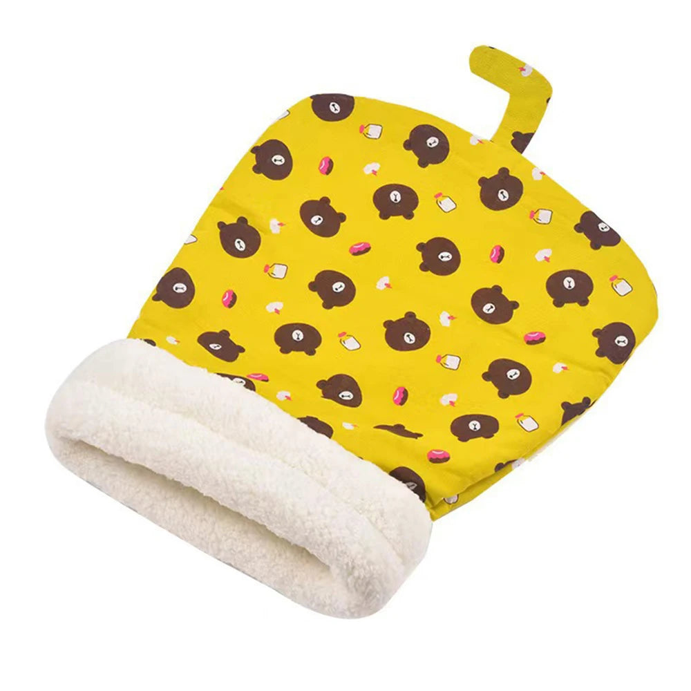 Fluffy Pet Sleeping Bag – Warm Cosy Nest for Cats & Small Dogs