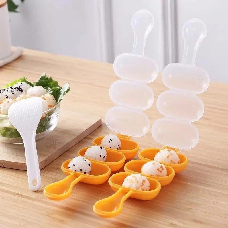 Rice Ball Shaker Mold – Onigiri Maker for Kids Bento Lunch
