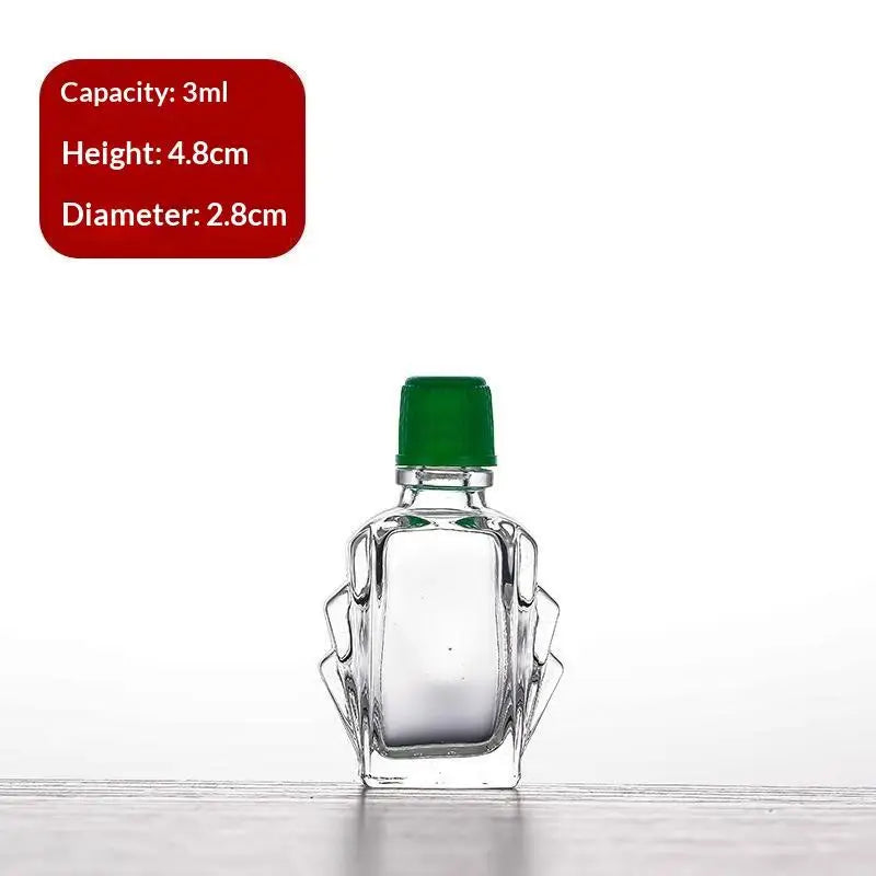 Mini Glass Vials with Lids – Leakproof Travel Oil Bottles