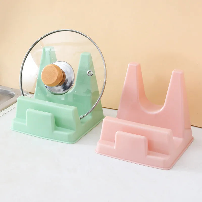 Pot Lid & Cutting Board Holder – No-Drill Kitchen Rack