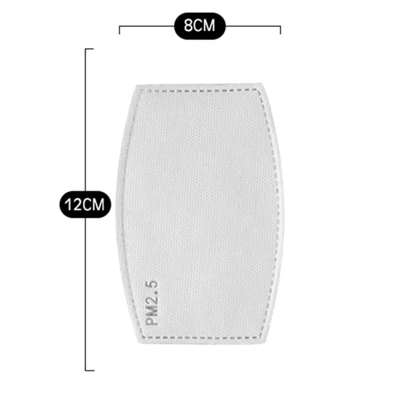 PM2.5 Activated Carbon Mask Filter Replacement Insert Pads