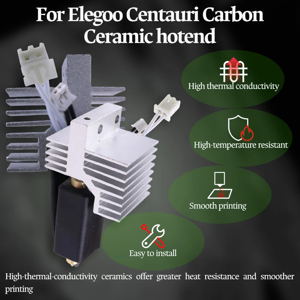 Sprouture Lab Elegoo Centauri Carbon Hotend Kit 0.2–0.8mm