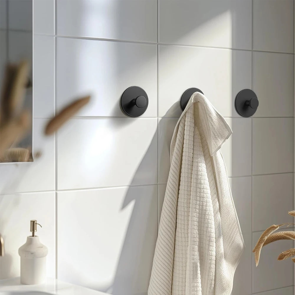 Adhesive Wall Hooks Rustproof Stainless Steel Punch-Free