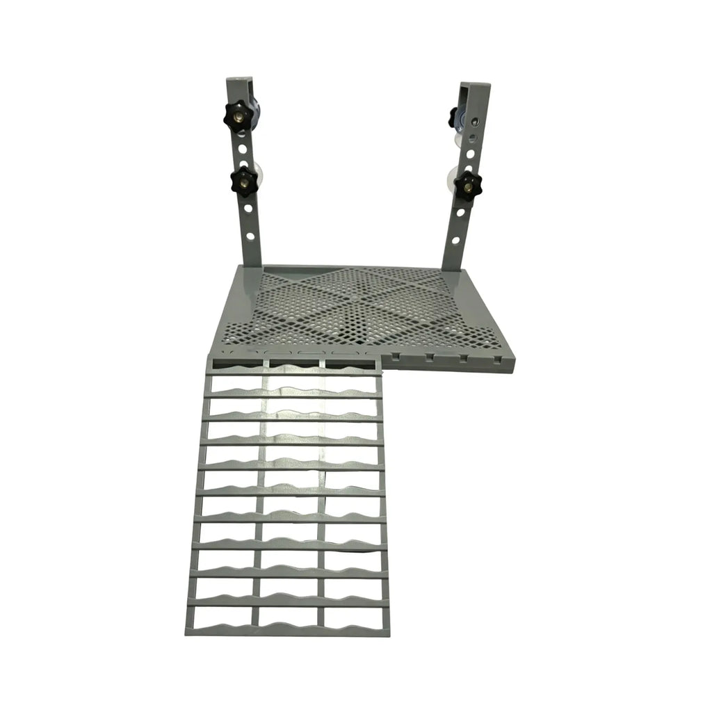 Hanging Turtle Basking Platform with Suction Cups & Non-Slip Ramp