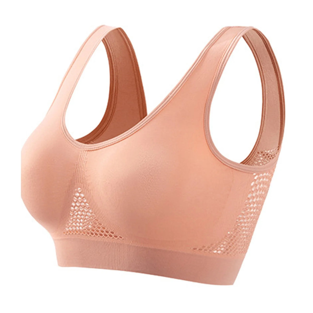 Women's Seamless Breathable Sports Bra – Removable Padded