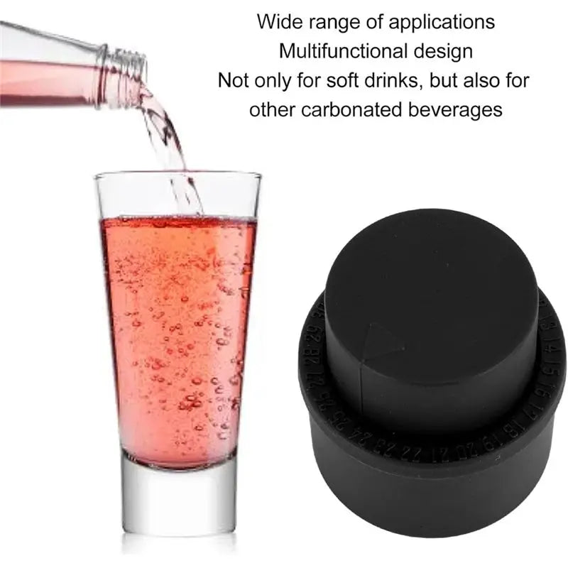 Reusable Soda Bottle Stopper Press-Type Seal 3 Pack | VIBE