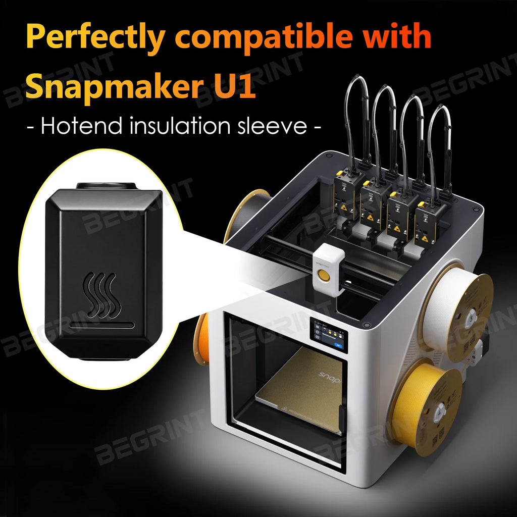 Silicone Hotend Sock for Snapmaker U1 3D Printer | 1–12 Pack