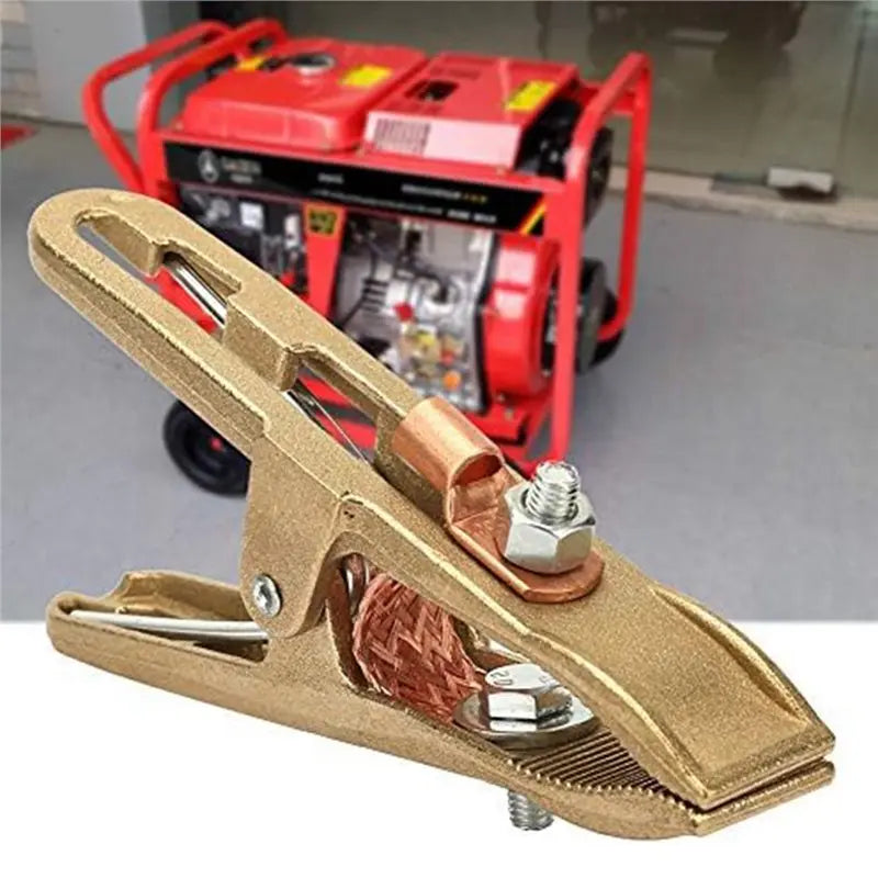 Brass Ground Clamp 500A Heavy Duty Welding Earth Clip