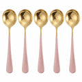 5-Pack 304 Stainless Steel Soup Spoons – Mirror Polish Finish