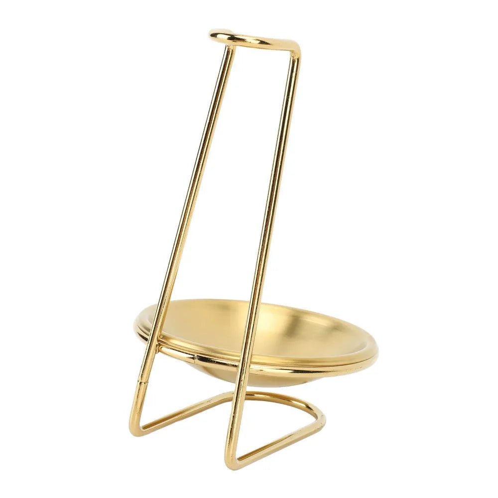 Stainless Steel Vertical Spoon Rest & Ladle Holder + Drip Plate