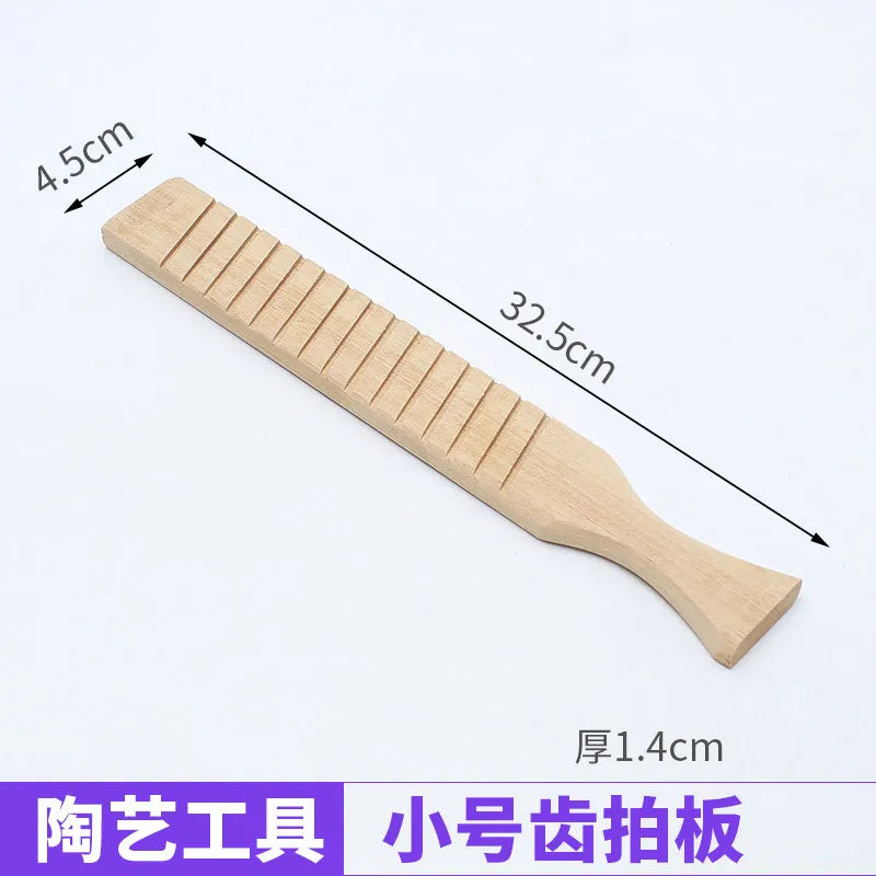 Pottery Clay Slab Roller & Wooden Mallet Set – Ceramic Tool