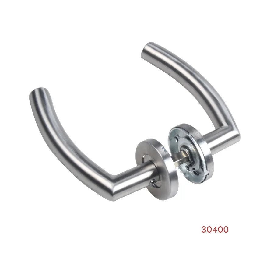 VIBE Stainless Steel Interior Door Handle Lever Lock Set