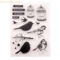 Bird Cage Silicone Clear Stamp – DIY Scrapbooking & Cards
