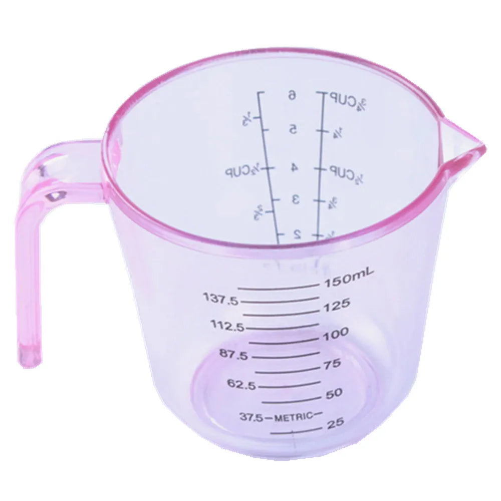 Clear Plastic Measuring Cup 200ml with Scale – Kitchen Tool