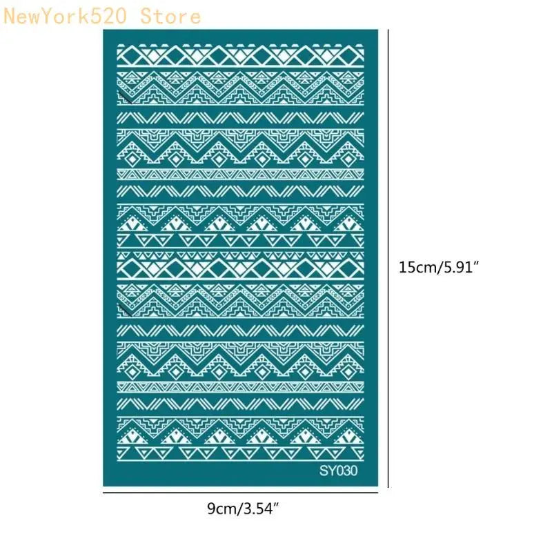Reusable Geometric Silk Screen Stencils for Clay Printing