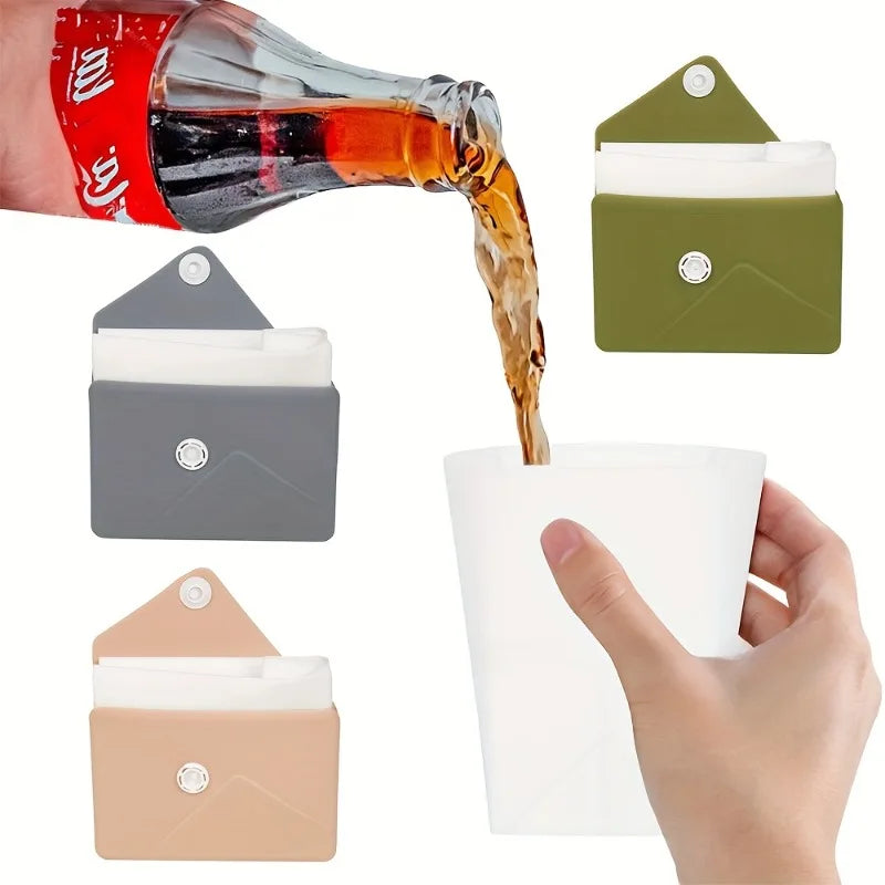 Silicone Collapsible Foldable Travel Cup for Camping & Hiking
