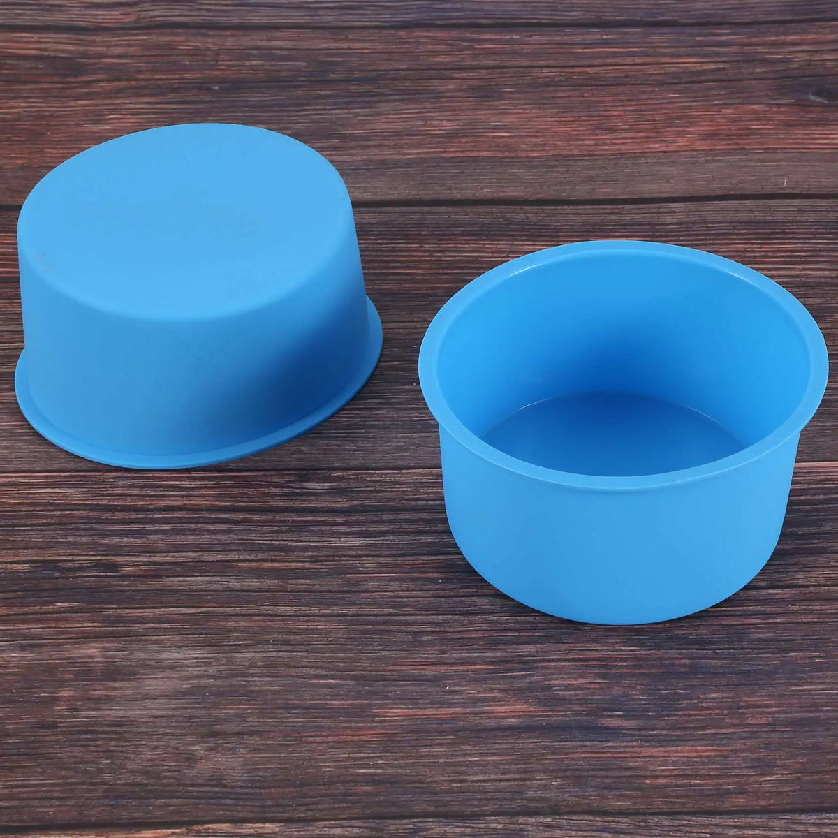Silicone Mini Cake Molds 4-Inch Round Baking Pan Set of 6