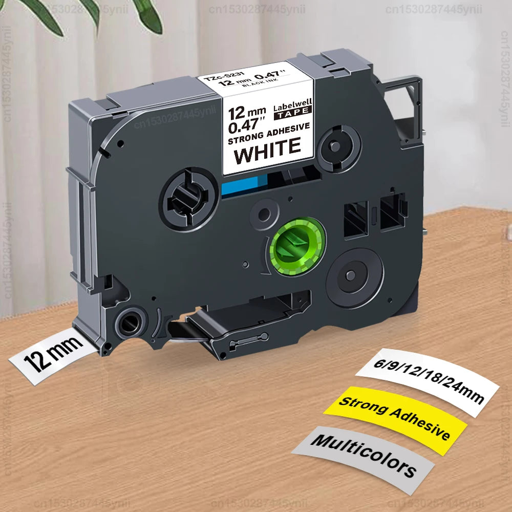 Labelwell TZe Strong Adhesive Label Tape – Brother P-Touch