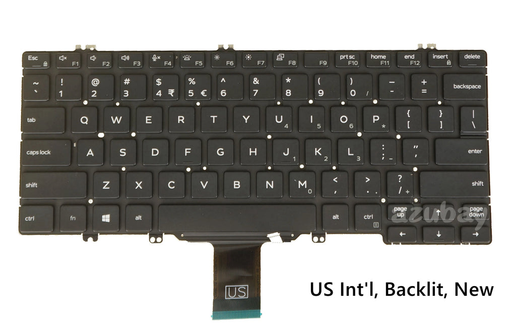 AZUBAY Backlit Keyboard for Dell Latitude 5300 5310 7300