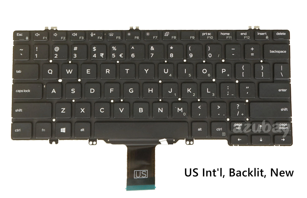 AZUBAY Backlit Keyboard for Dell Latitude 5300 5310 7300