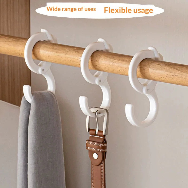 Windproof S-Hooks with Safety Buckle – Multi-Purpose Hangers