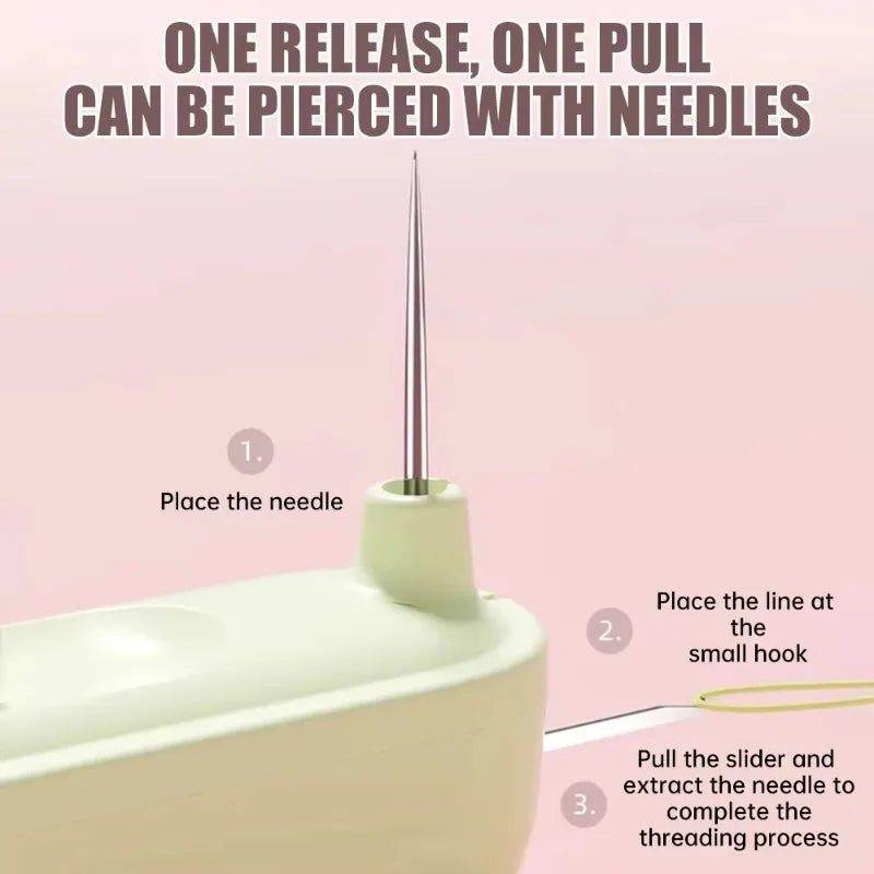 2-in-1 Needle Threader & Seam Ripper – Easy Sewing Tool