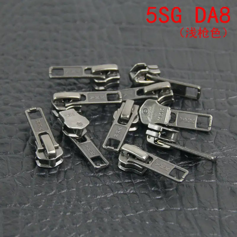 YKK5 Metal Zipper Slider – Nickel-Free for Clothing & Luggage