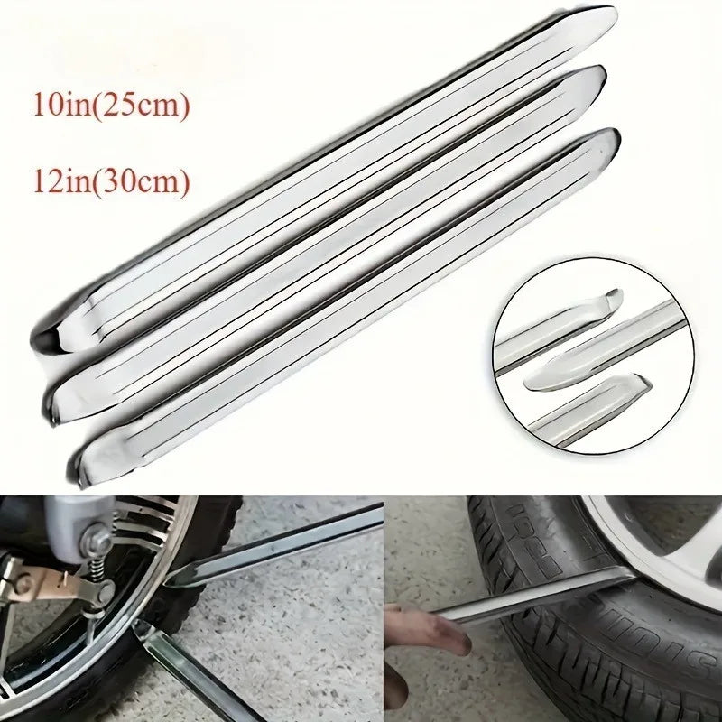 Steel Tire Lever Tool – Anti-Rust Bicycle & Motorcycle Repair