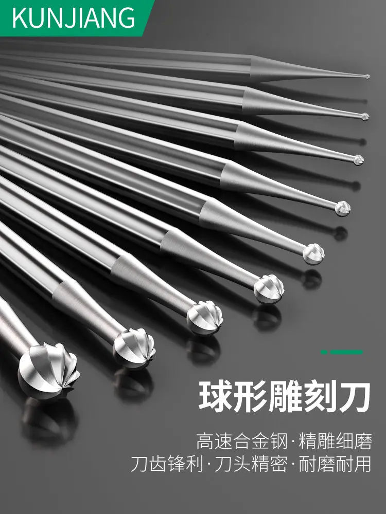 VIBE Tungsten Steel Ball Burr Milling Cutter Rotary Grinding Bit