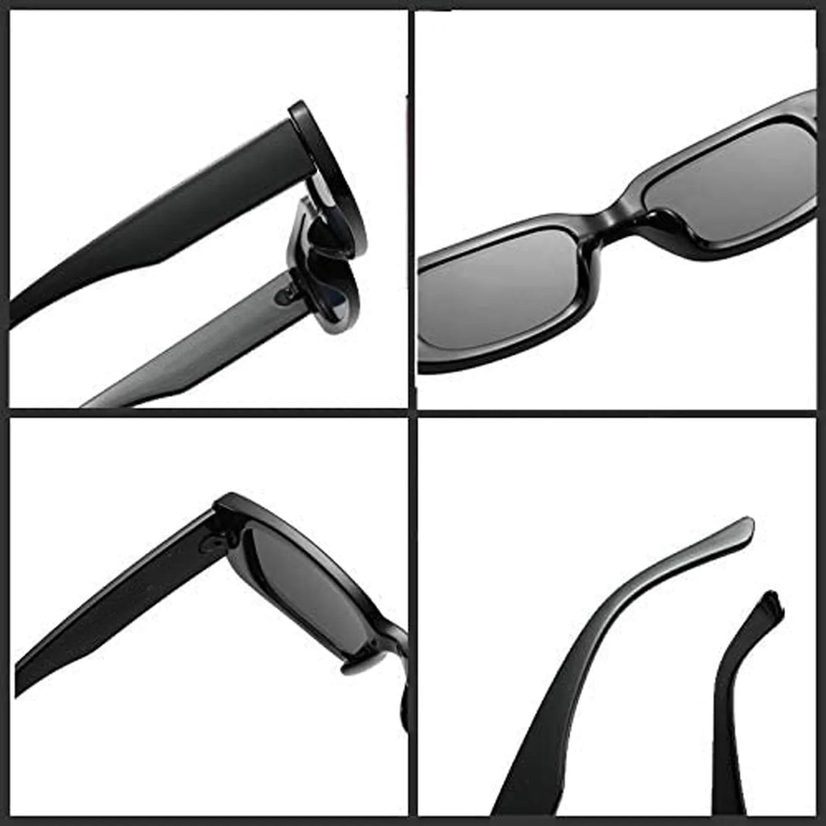 VIBE Oversized Square Sunglasses Women UV Protection Retro