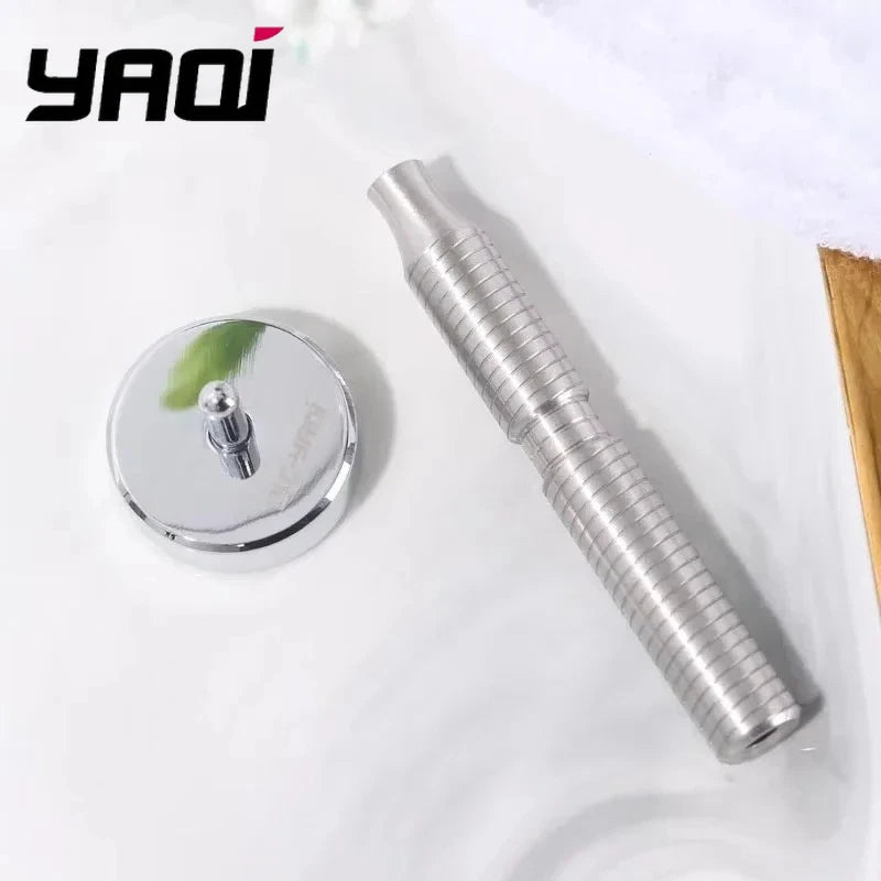 YAQI 88mm Solid Stainless Steel Safety Razor Handle – Nickel