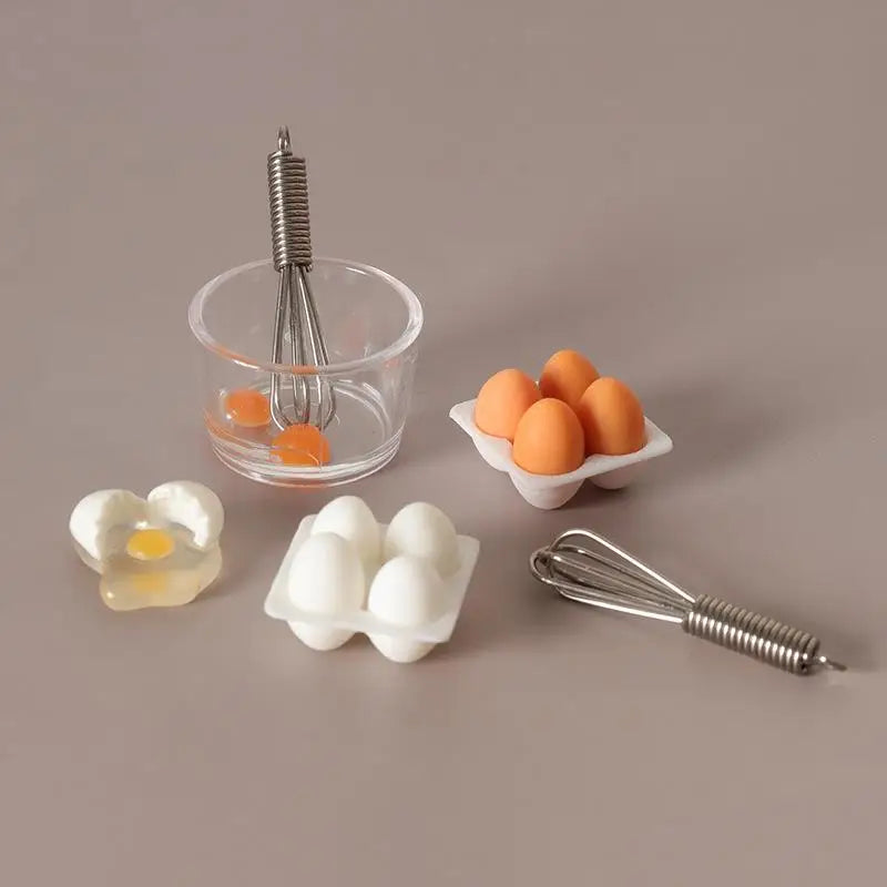 1:12 Dollhouse Mini Frying Pan Kitchenware Set | Kitchen Decor