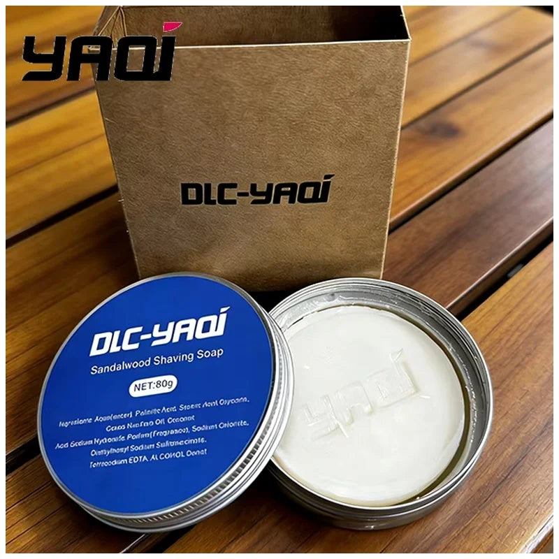YAQI 80g Men's Shaving Soap – Wet Shave Grooming Essential