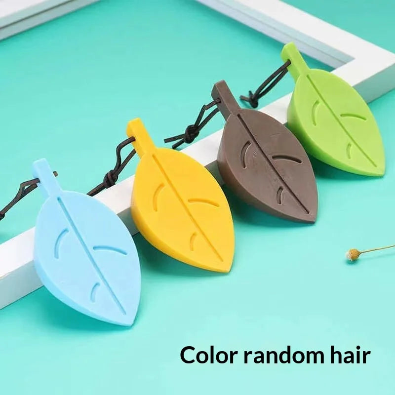 Silicone Leaf Door Stopper & Finger Pinch Guard with Lanyard