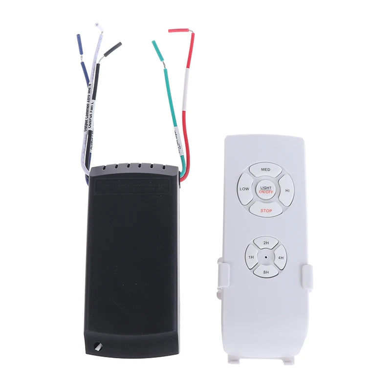 Universal Ceiling Fan Remote Control Kit with Timer 110-240V