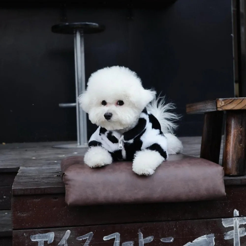 Fleece Dog Winter Coat – Windproof Warm Jacket for Small Dogs