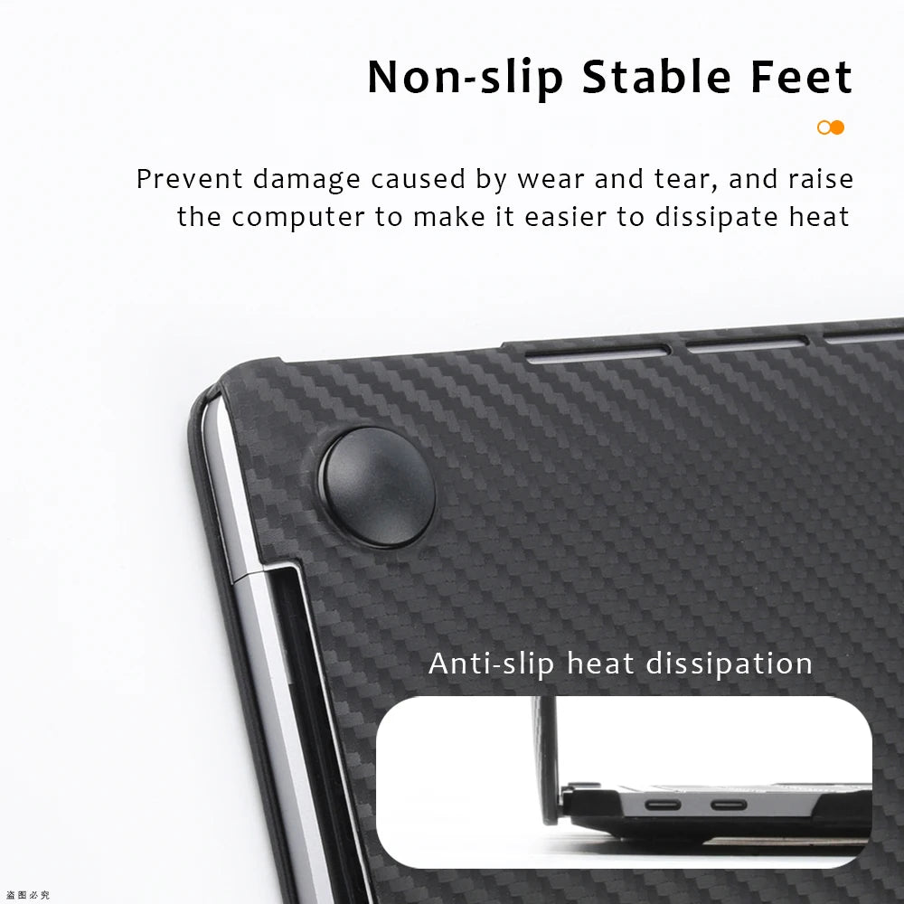 EGYAL Carbon Fiber MacBook Air 13 M1 & Pro 13/14 Case Cover