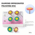 6-Piece Rubber Diamond Polishing Wheel Set – 2.35mm Shank