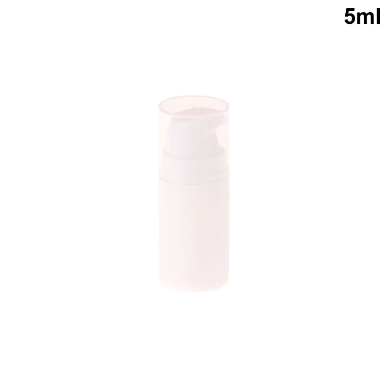 Refillable Airless Pump Lotion Bottle 5ml 10ml 15ml Travel