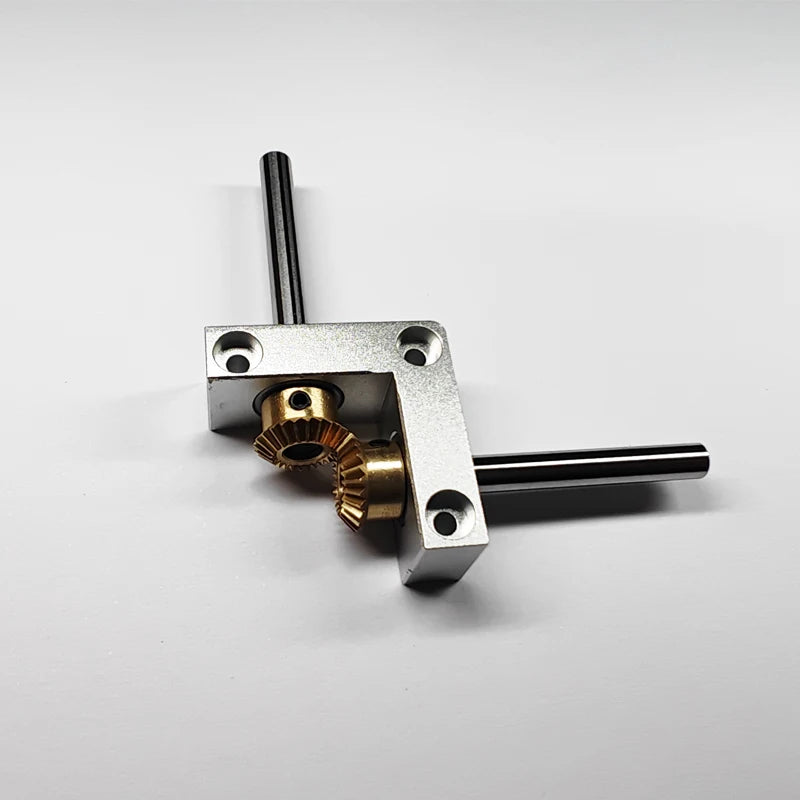 Mini 90° Right Angle Gearbox 4/5mm Bevel Gear Rotator 1:1