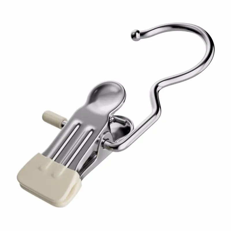 Stainless Steel Clothespin Clip Anti-Slip Clothes Hanger Hook