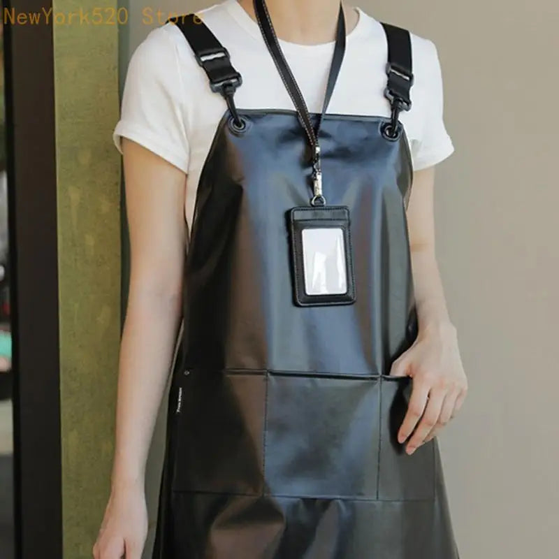 TPU Waterproof Kitchen Apron – Stain Resistant, Easy Clean