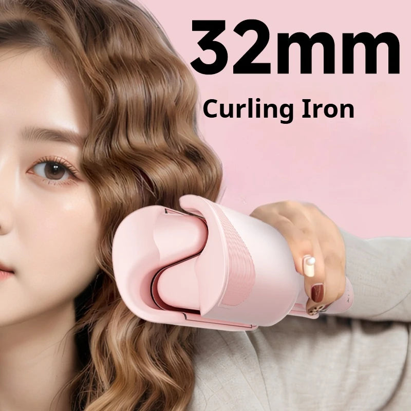 Deep Wave Hair Crimper – Dual Voltage Double Barrel Waver