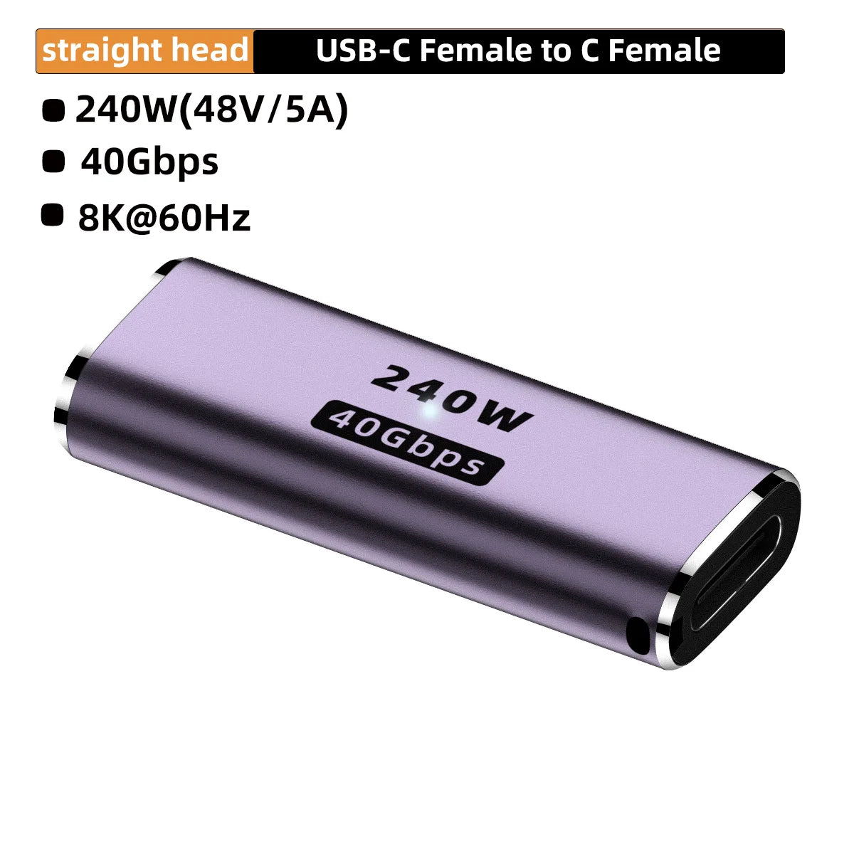 USB4 40Gbps USB-C Adapter – 240W Fast Charging & 8K60Hz