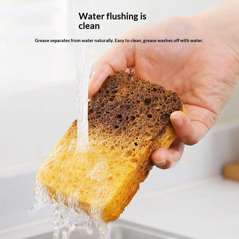 Wood Pulp Kitchen Sponge – Absorbent Non-Stick Scouring Pad